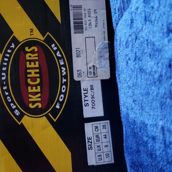 New Men’s Sketchers Insulated oil resistant Sport Utility Work Boots 10 brown - Picture 7 of 7